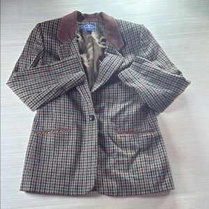 Chelsea Campbell Brown Blazer Pure Wool Women’s‎ 10